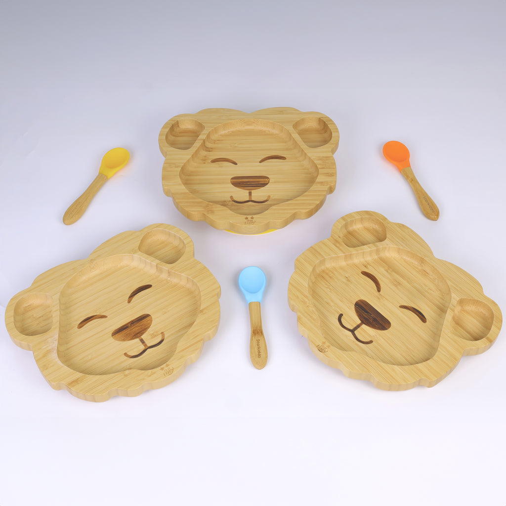 bamboo suction weaning set
