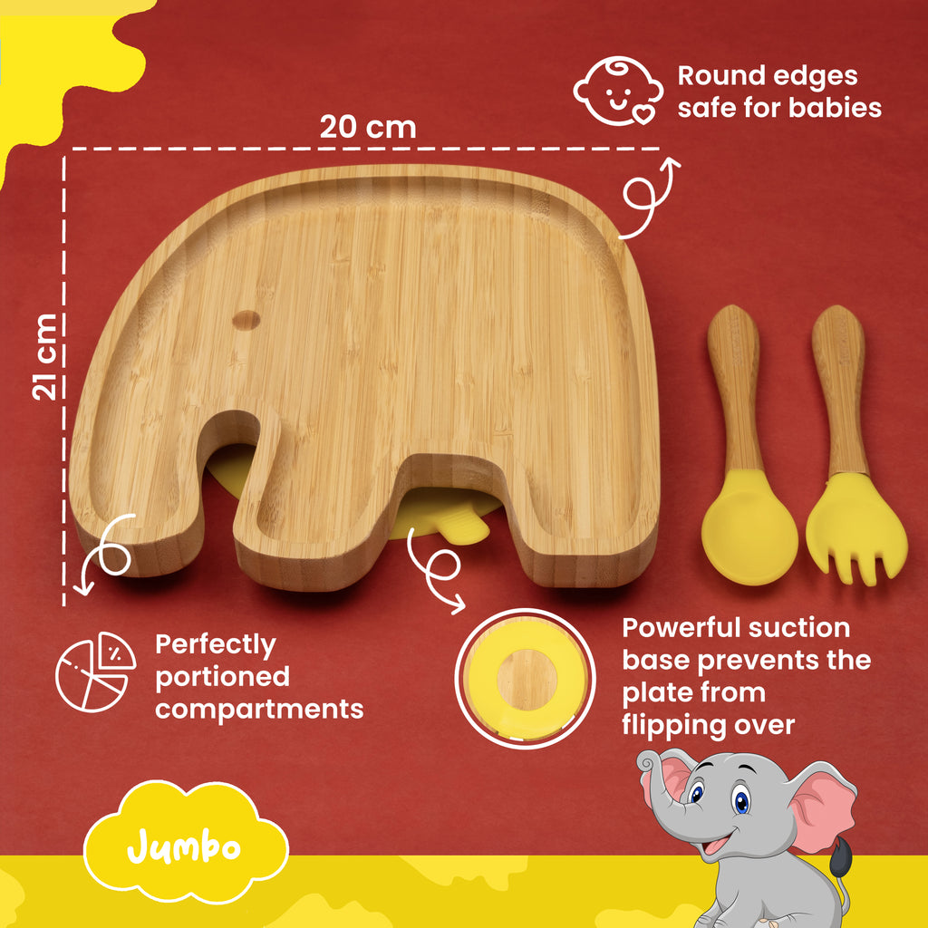 Bamboo Weaning Plates