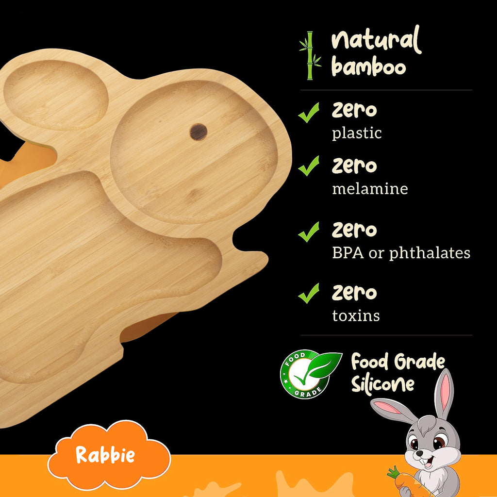 Bamboo Baby Suction Plate 