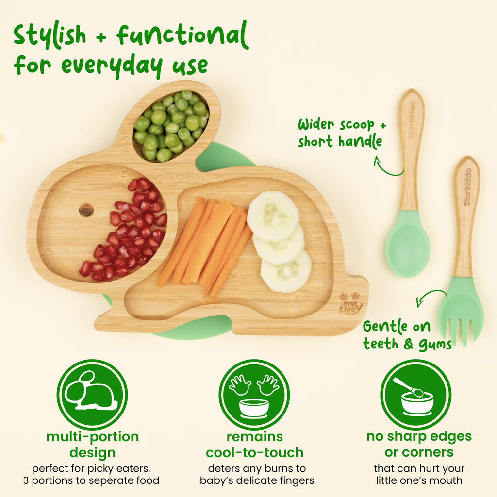 Baby Bamboo Suction Plate 