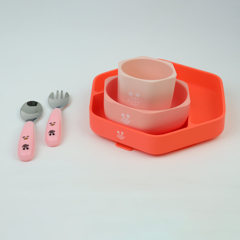 Silicone Plates, Bowls and Cups & Spoons