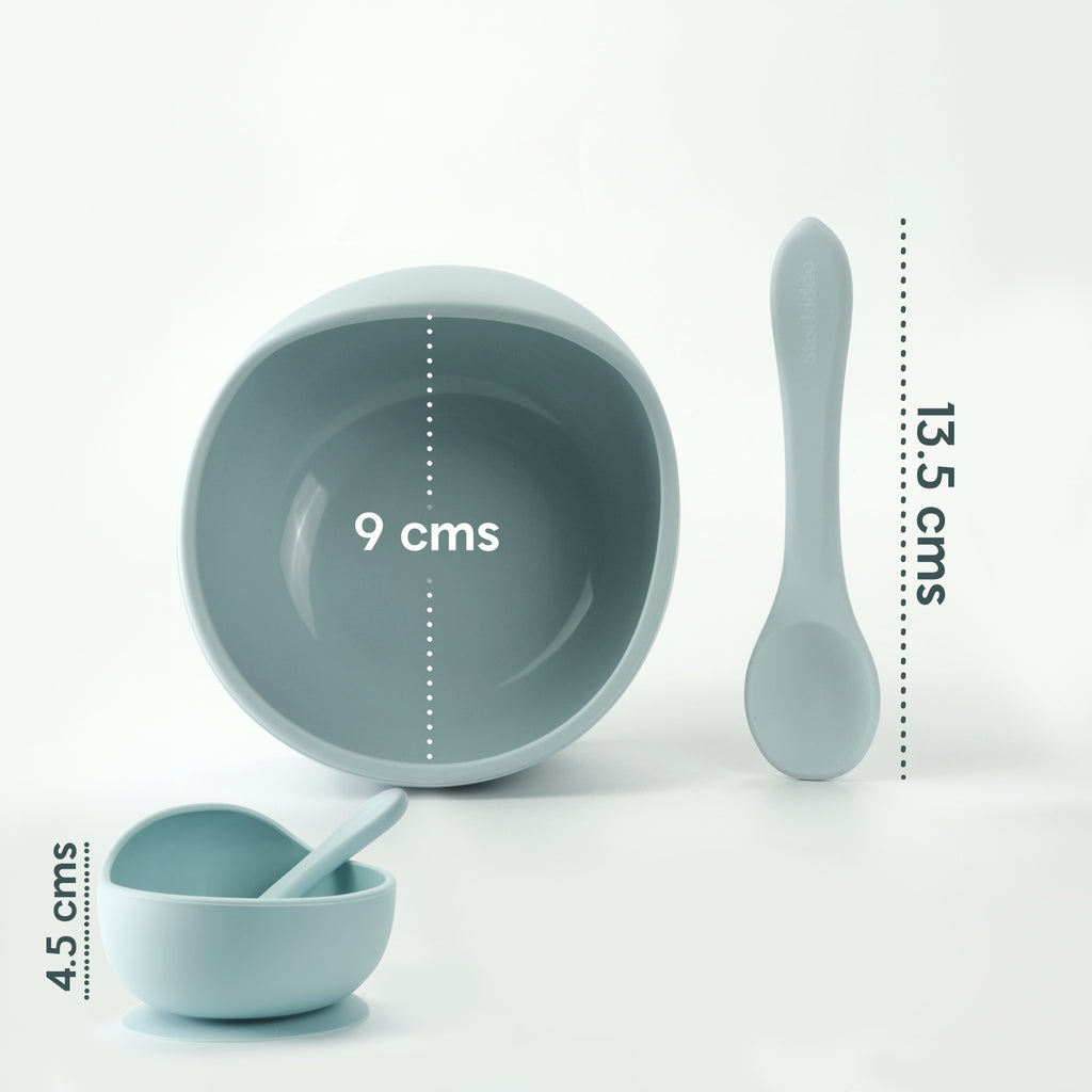 Silicone First Feeding Set with Spoon
