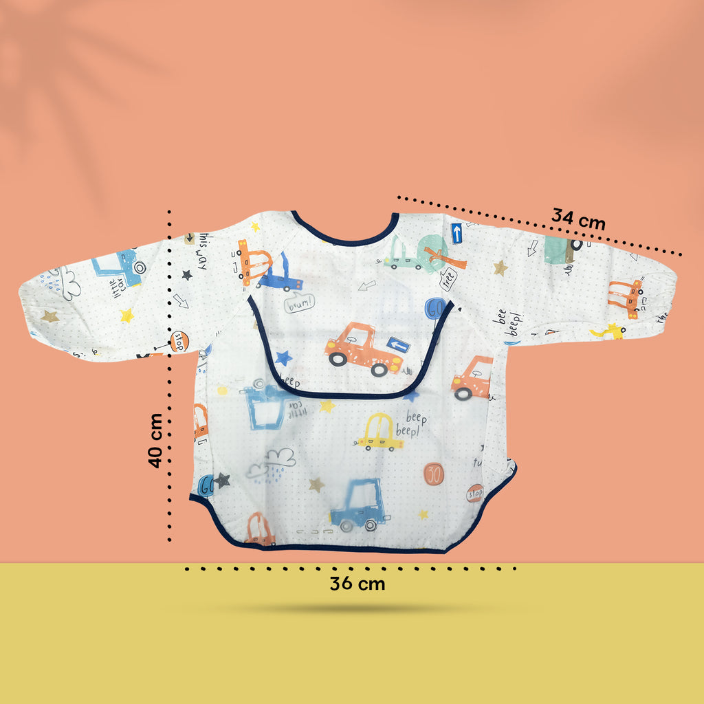 long-sleeved weaning bibs