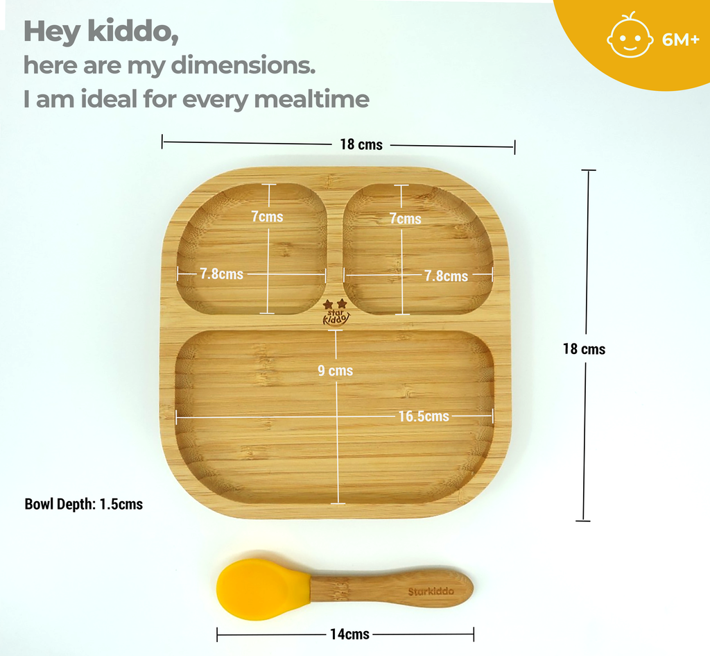 bamboo suction weaning set