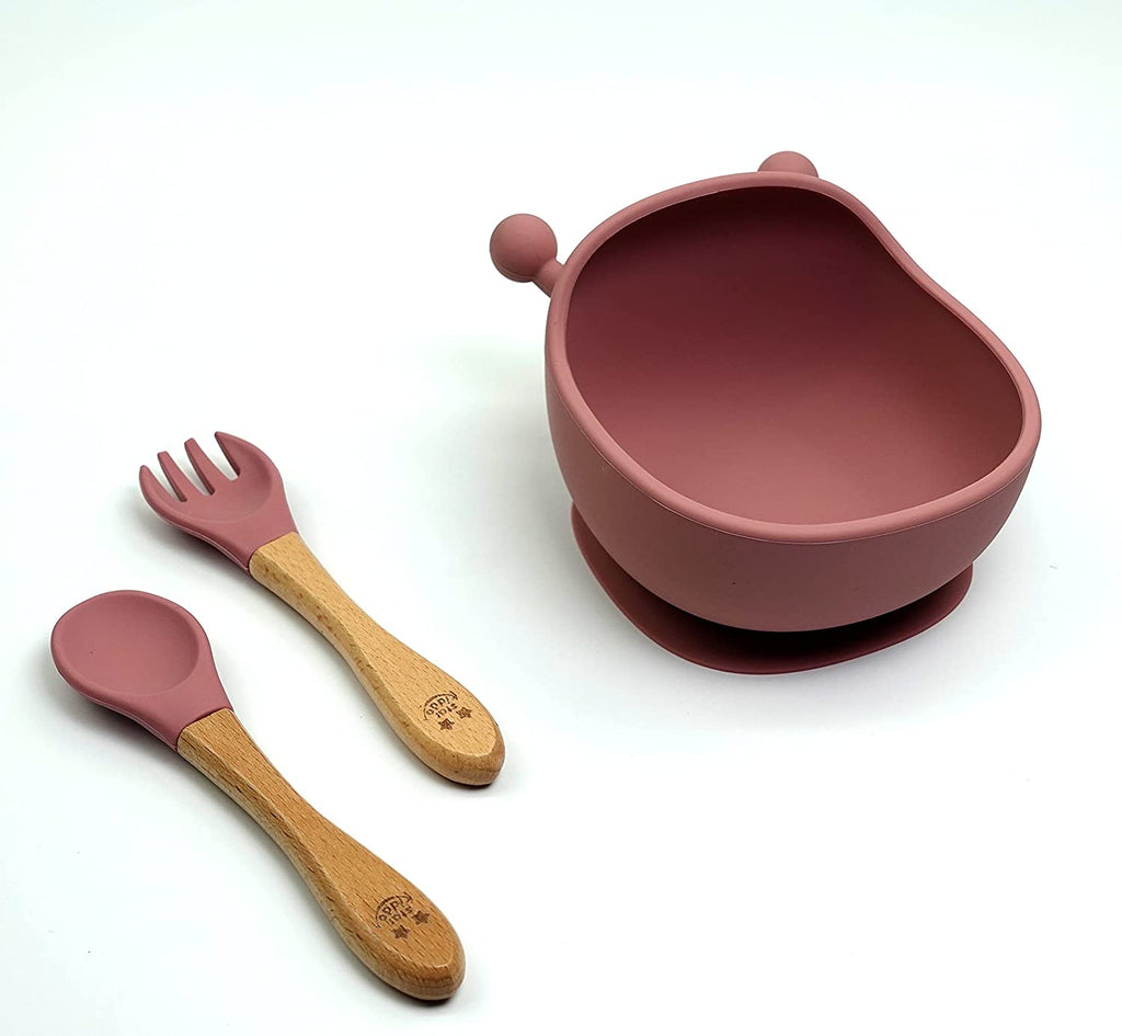 Toddlers Led Weaning Sets - Bowl and Spoons