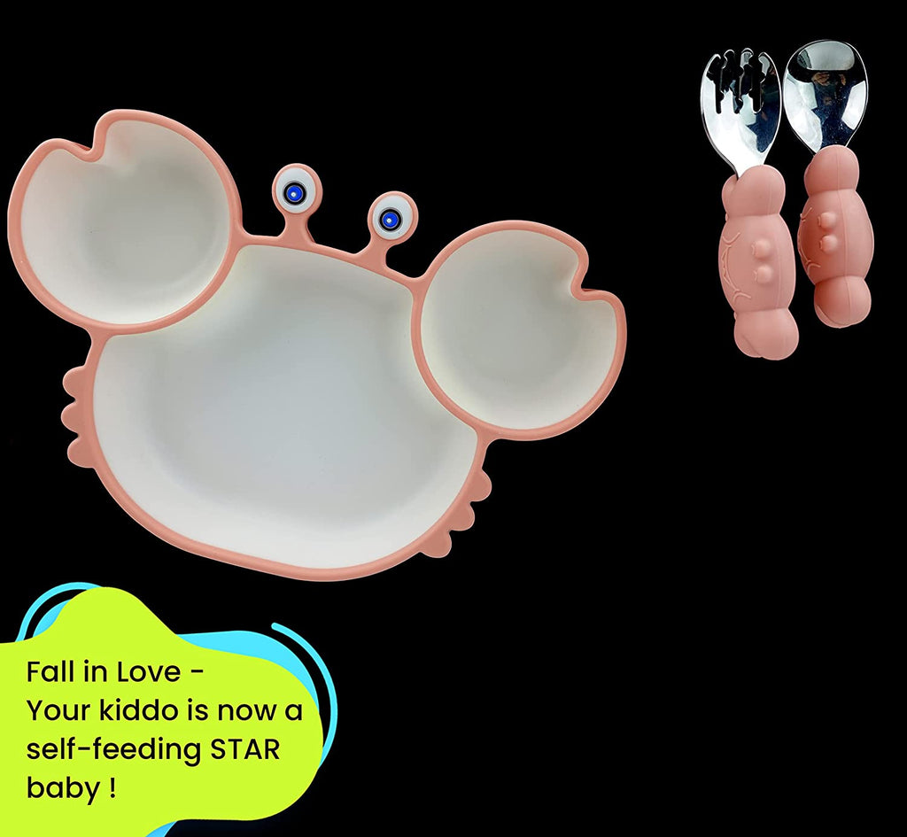 Crab Shape Suction Plates Combo Products