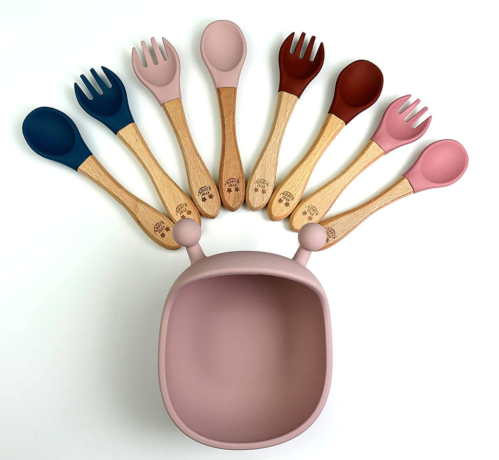 Silicone Bowls and Spoons